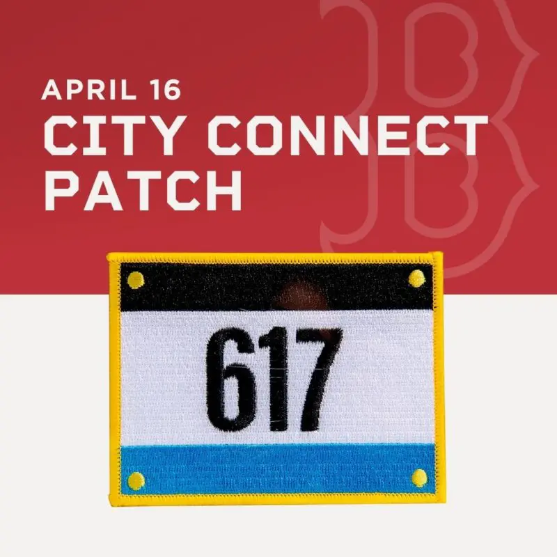 April 16, 2022 Boston Red Sox - City Connect '617' Patch - Stadium Giveaway  Exchange