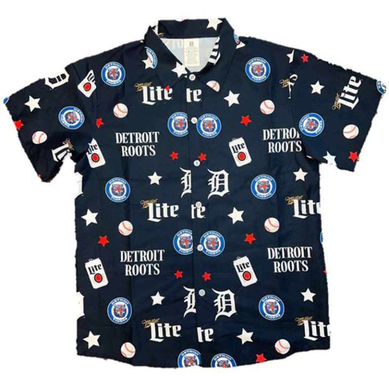 July 1, 2022 Detroit Tigers – Patriotic Print All Over Shirt