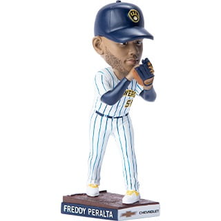 July 10, 2022 Milwaukee Brewers – Freddy Peralta Bobblehead