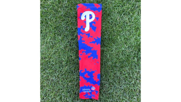 May 22, 2022 Philadelphia Phillies – Johnson Controls Arm Sleeve