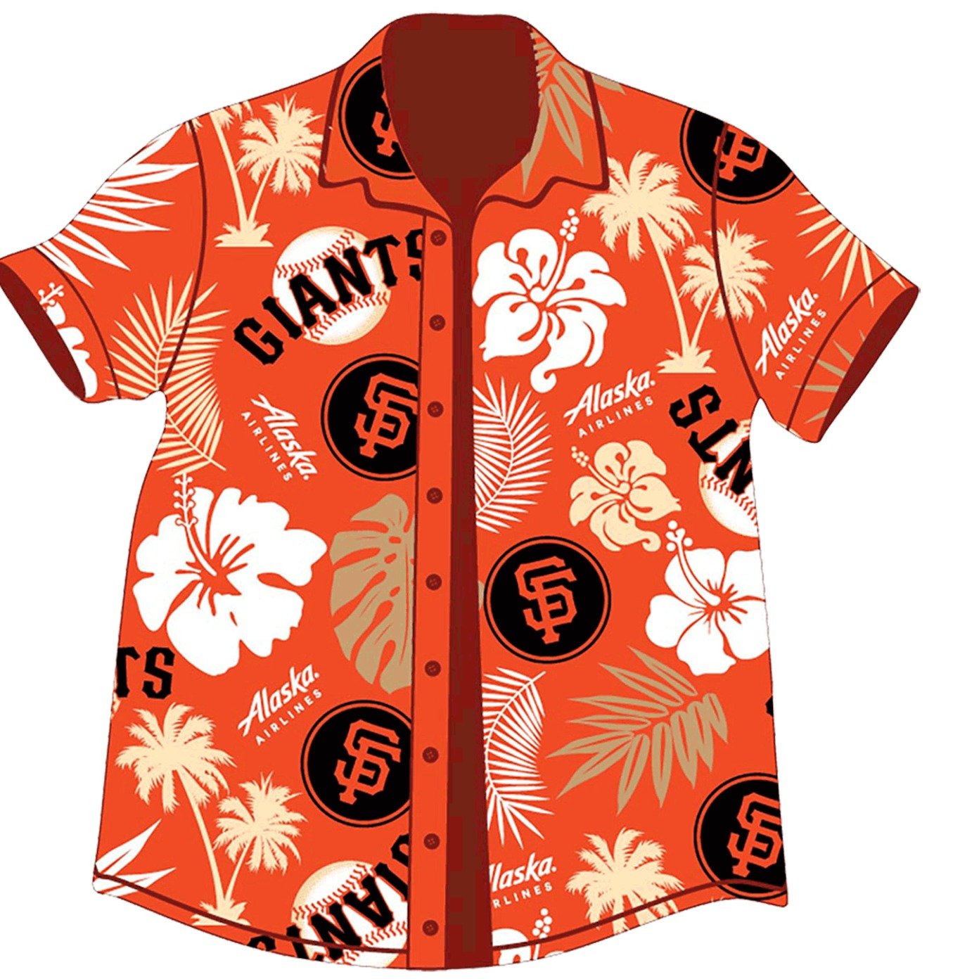 July 16, 2022 San Francisco Giants Aloha Shirt Stadium Giveaway