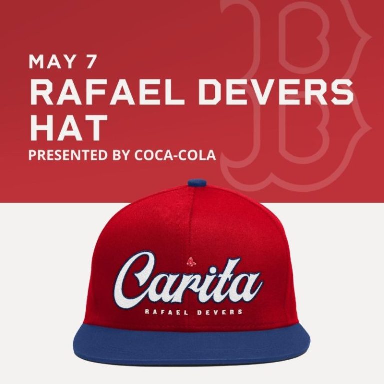 May 7, 2022 Boston Red Sox – Rafael Devers Player Designed Hat