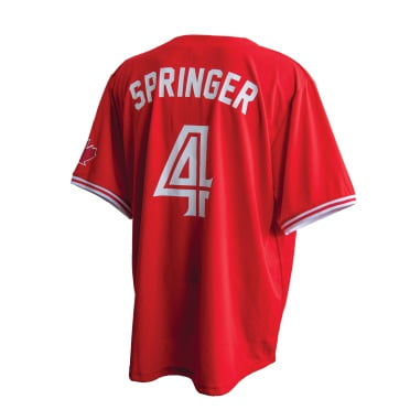 george springer red replica jersey