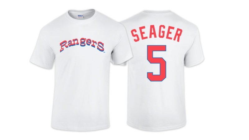 April 16, 2022 Texas Rangers - Corey Seager 1972 Replica Jersey T-shirt -  Stadium Giveaway Exchange