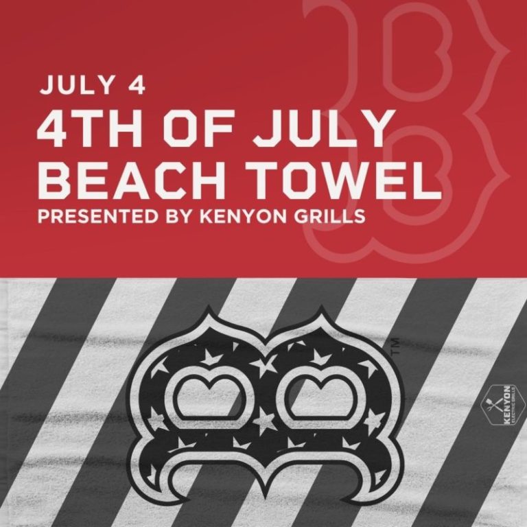 July 4, 2022 Boston Red Sox – 4th of July Beach Towel