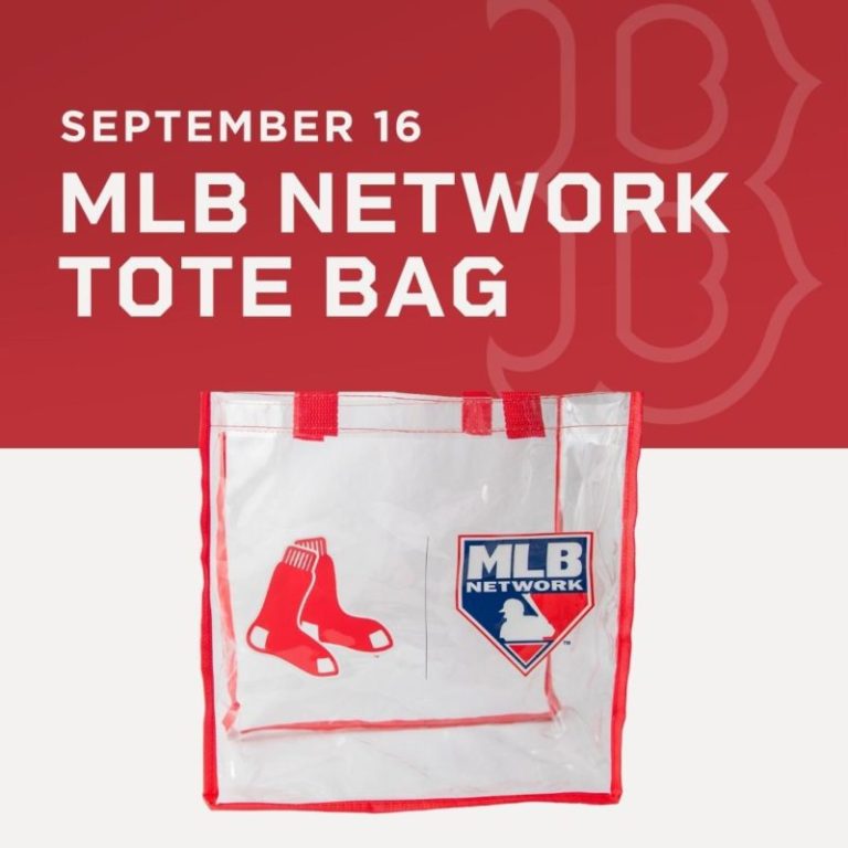 September 16, 2022 Boston Red Sox – MLB Network Tote Bag