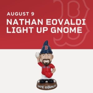 Boston Red Sox - Nathan Eovaldi 'Light Up' Gnome