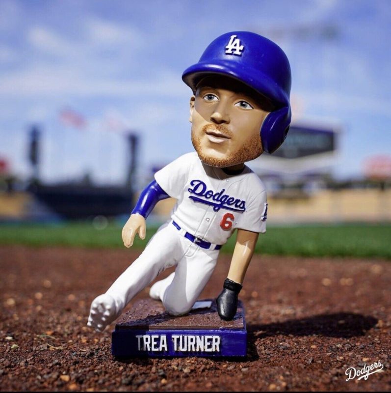 June 30, 2022 Los Angeles Dodgers Trea Turner Bobblehead Stadium