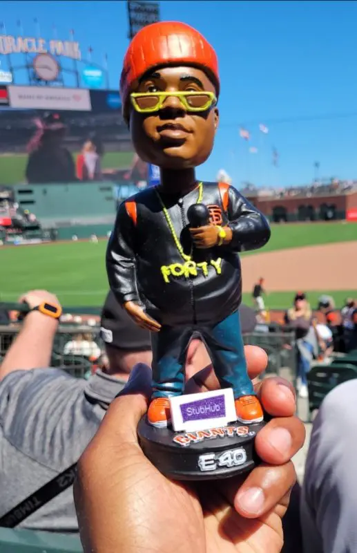 June 25, 2022 San Francisco Giants - E-40 Bobblehead - Stadium