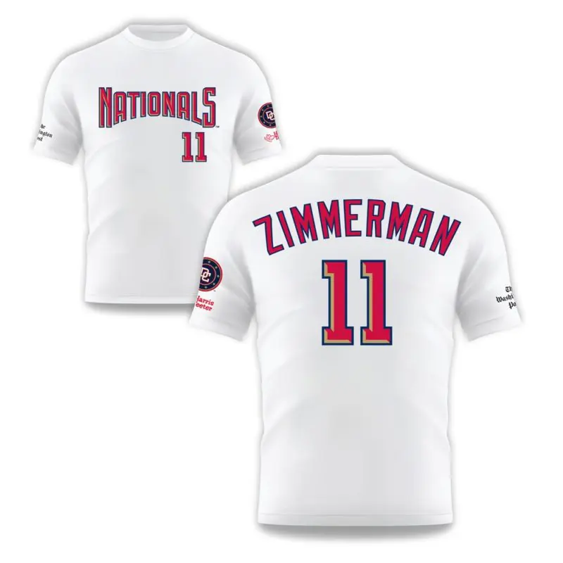 June 18, 2022 Washington Nationals - Kids 2006 Ryan Zimmerman Jersey T-Shirt  - Stadium Giveaway Exchange