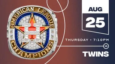 Oh, and be sure to get here early for our Jose Altuve ALCS Replica Ring  giveaway presented by Constellation! 😉 Gates open at 4:30 PM -…