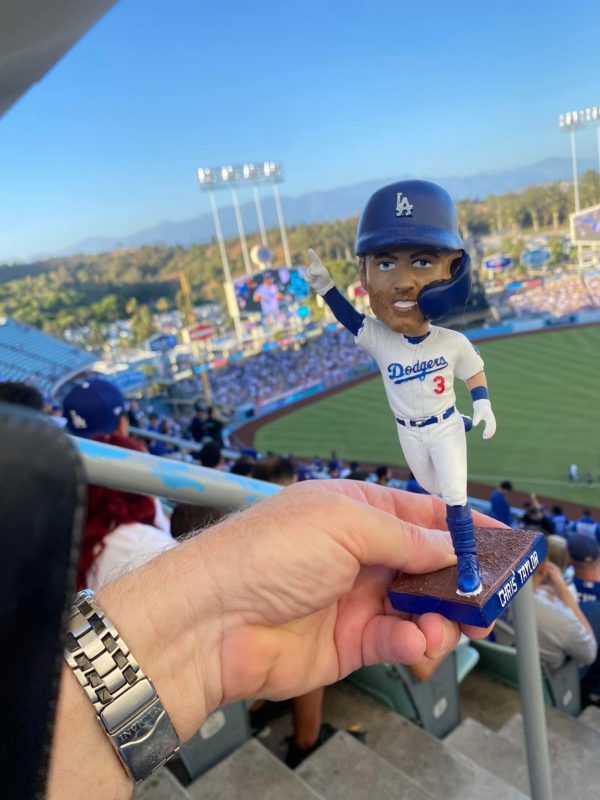 Chris Taylor 2018 Los Angeles Dodgers Bobblehead Bobble SGA 