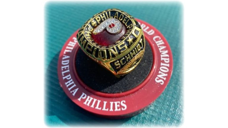 August 4, 2022 Philadelphia Phillies – Mike Schmidt 1980 World Champions Replica Ring