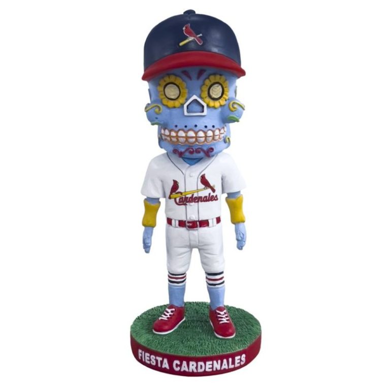 August 28, 2022 St Louis Cardinals – Sugar Skull Bobblehead