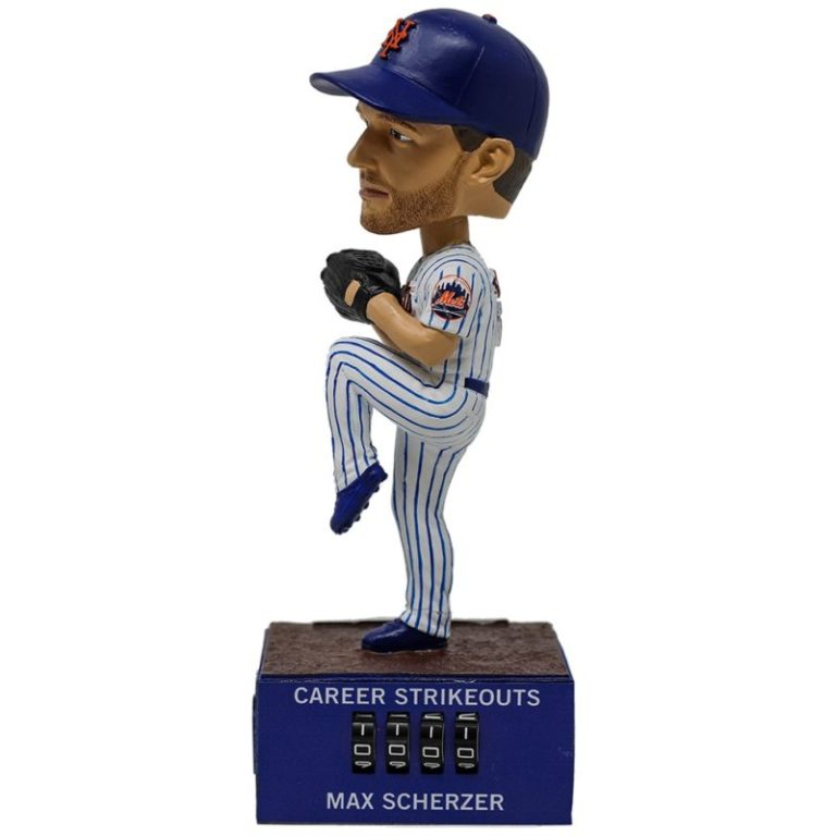 August 26, 2022 New York Mets – Max Scherzer Strikeout Counter Bobblehead