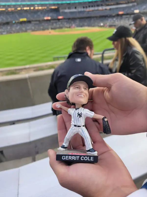 September 30, 2022 New York Yankees - Gerrit Cole Bobblehead