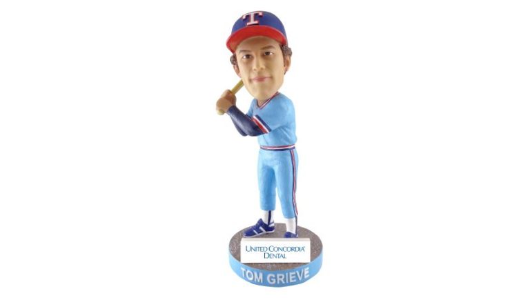 September 25, 2022 Texas Rangers – Tom Grieve Bobblehead