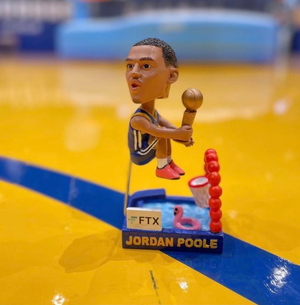 Golden State Warriors - Jordan Poole “Poole Party” bobblehead