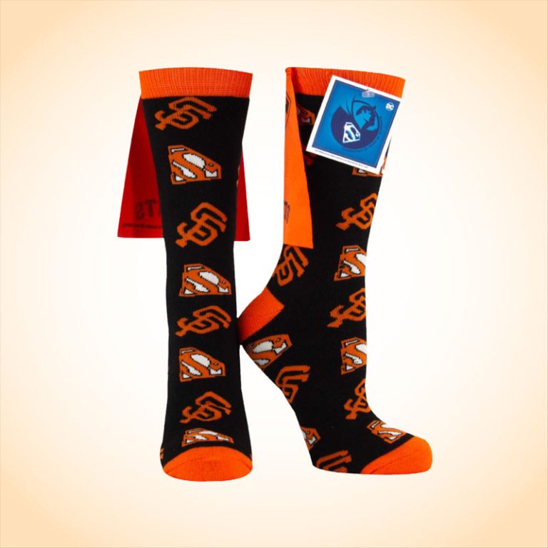 April 22, 2023 San Francisco Giants – Caped Hero Socks