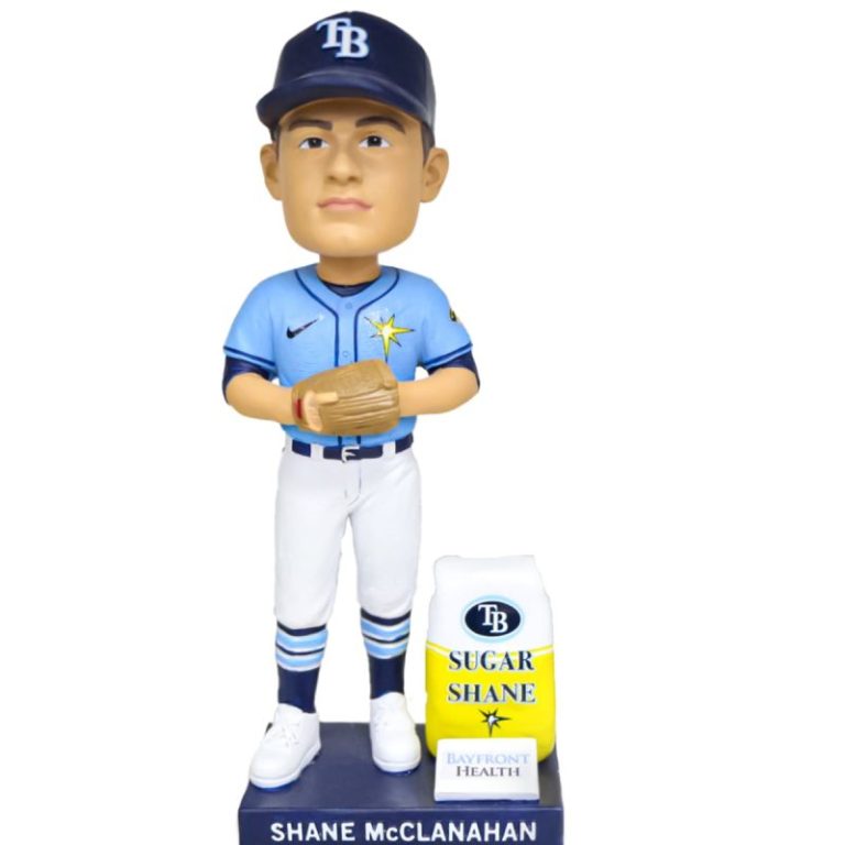 August 12, 2023 Tampa Bay Rays – Shane McClanahan Bobblehead