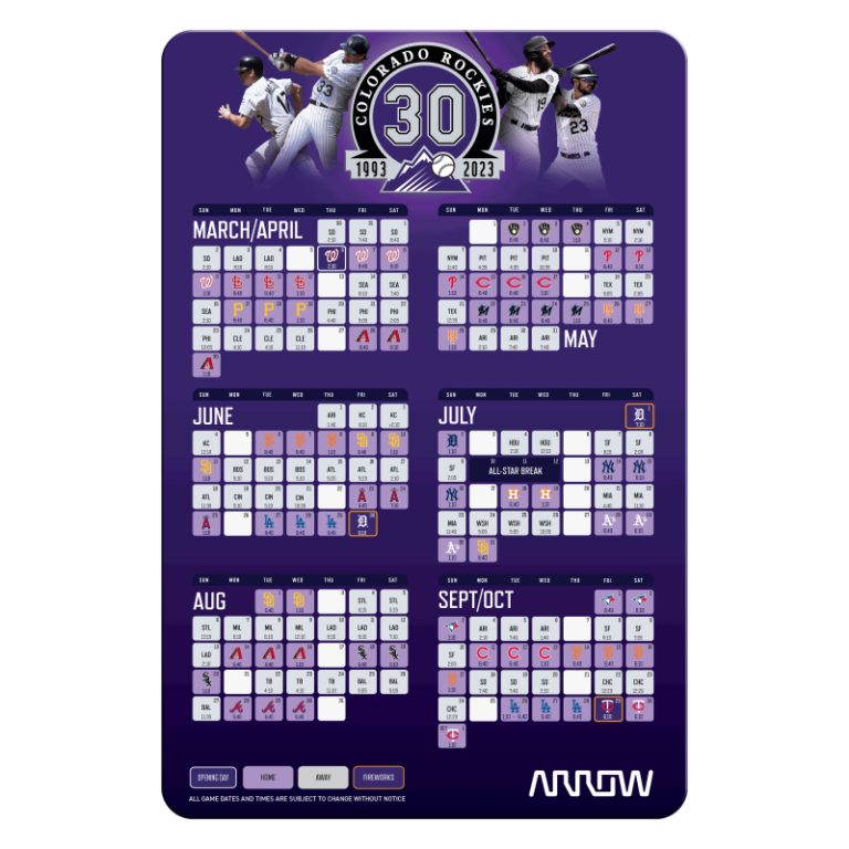 April 6, 2023 Colorado Rockies 2023 Schedule Stadium