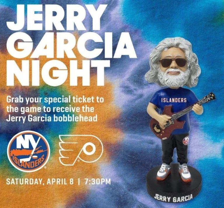 April 8, 2023 New York Islanders – Jerry Garcia Bobblehead