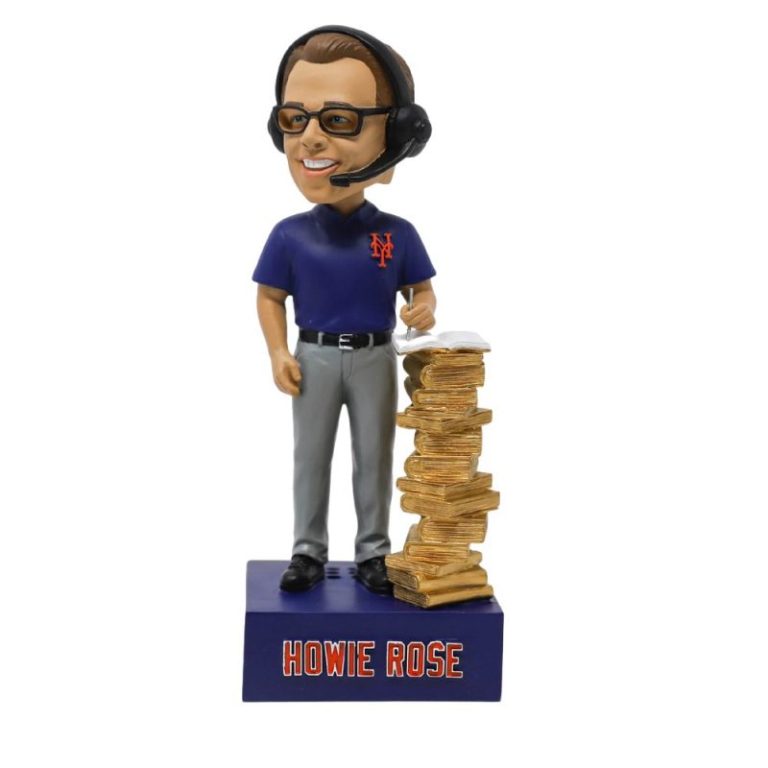 May 31, 2023 New York Mets – Howie Rose Sound Bobblehead
