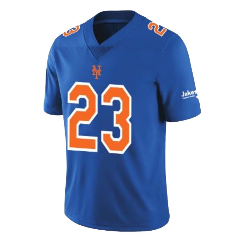 August 9, 2023 New York Mets Mets Football Jersey Stadium Giveaway