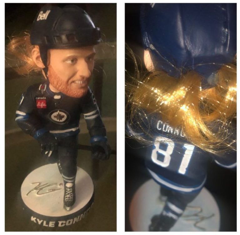 March 6, 2023 Winnipeg Jets –  Kyle Connor bobblehead