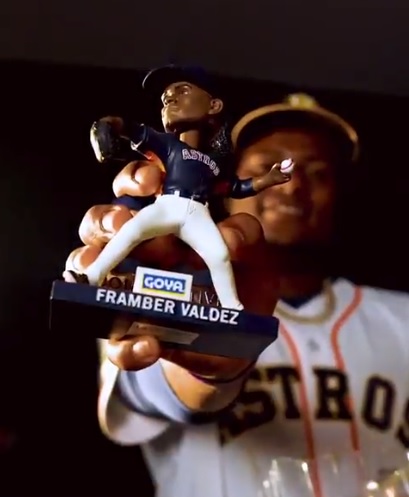 April 14, 2023 Houston Astros – Framber Valdez Consecutive Start Bobblehead