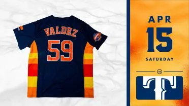 Nike Men's Houston Astros Gold Frambler Valdez Replica Jersey