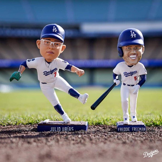 April 3, 2023 Los Angeles Dodgers Julio Urias Bobblehead Stadium