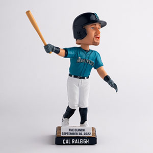 April 14, 2023 Seattle Mariners – “The Clinch” Cal Raleigh Bobblehead
