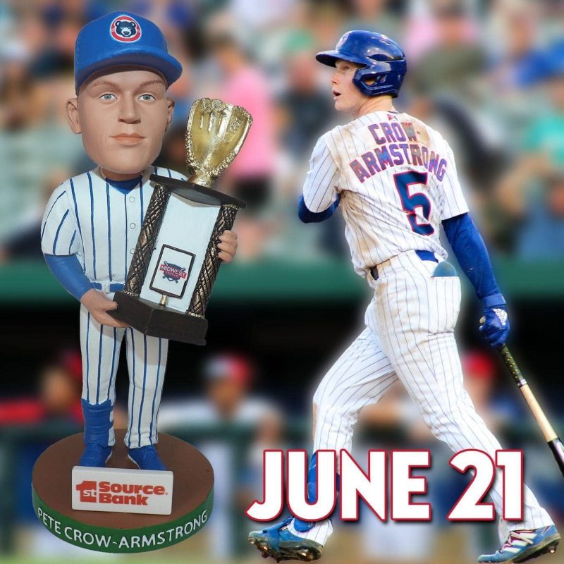 MLBシカゴ・カブス ピート・クロウ＝アームストロングBobblehead Pete Crow-Armstrong Chicago Cubs 2025 MLB All-Star Medium