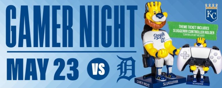 May 23, 2023 Kansas City Royals – Sluggerrr game controller holder