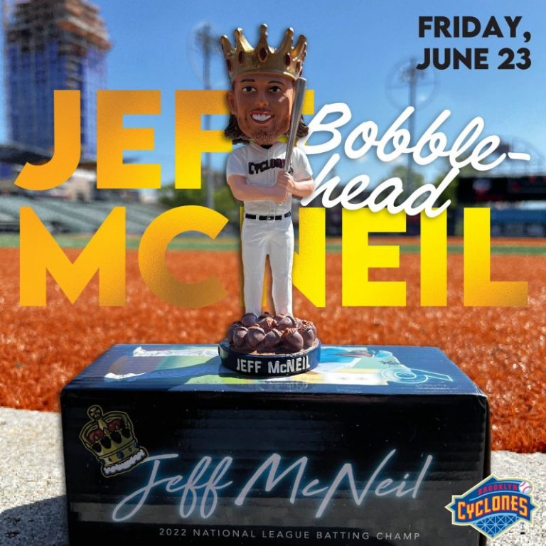 June 23, 2023 Brooklyn Cyclones – Jeff McNeil Bobblehead
