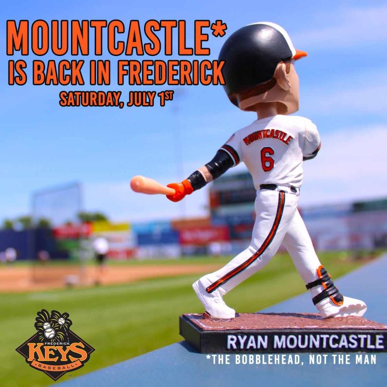 July 1, 2023 Frederick Keys – Ryan Mountcastle Bobblehead