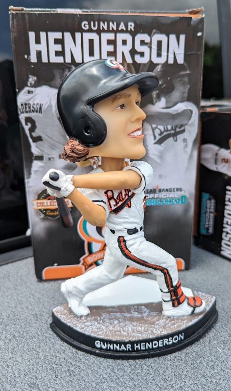 June 4, 2023 Bowie Baysox – Gunnar Henderson Bobblehead