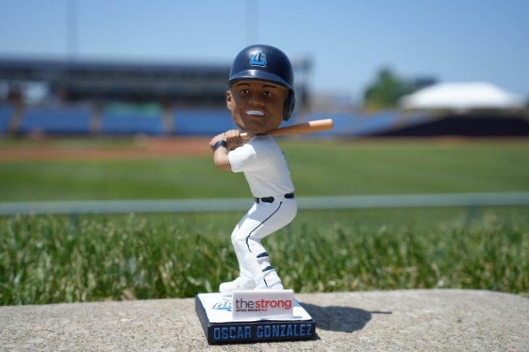 June 4, 2023 Lake County Captains – Oscar Gonzalez Bobblehead