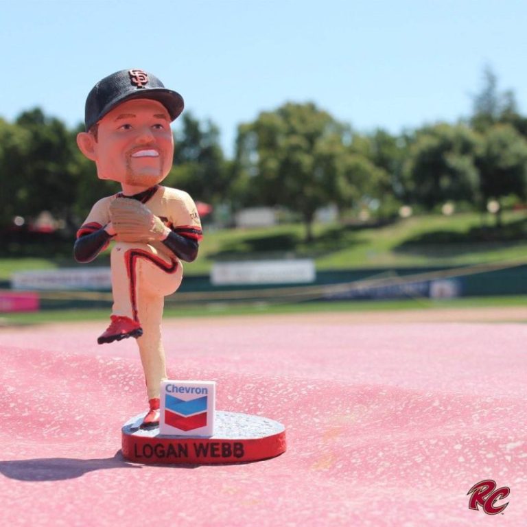 August 18, 2023 Sacramento River Cats – Logan Webb Bobblehead