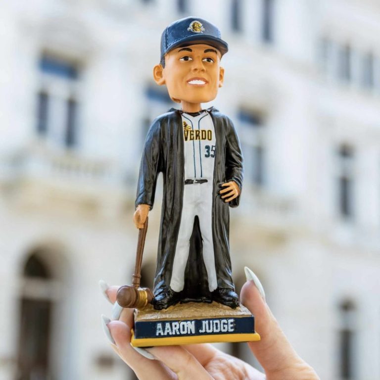 July 25, 2023 Charleston RiverDogs – Arron Judge Bobblehead