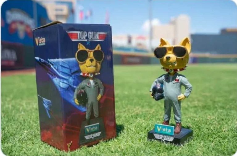June 25, 2023 El Paso Chihuahuas – Chico Top Gun Bobblehead