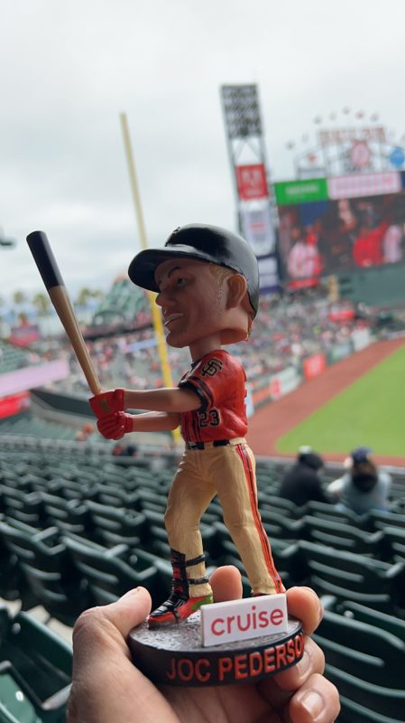 Joc Pederson San Francisco Giants Retro Jersey Bobblehead FOCO