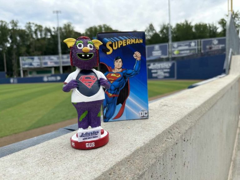 August 6, 2023 Fredericksburg Nationals – Supergus Bobblehead