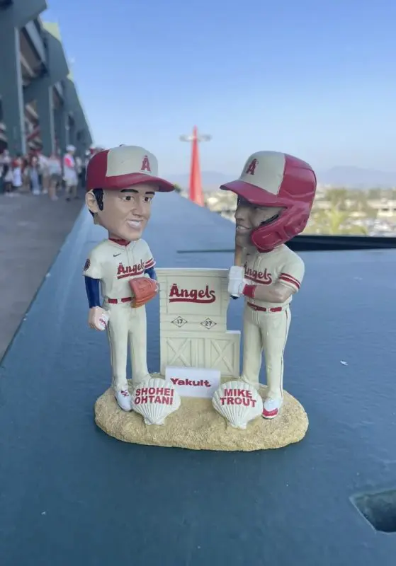 Mike Trout Bobblehead SGA 9/16/22. Los Angeles Angels. Surfing City Connect