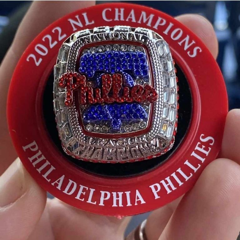 July 15, 2023 Philadelphia Phillies – Bryce Harper 2022 NL Champions Replica Ring