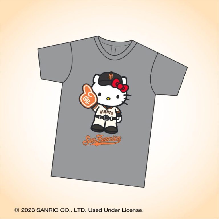 July 8, 2023 San Francisco Giants – Hello Kitty Giants T-shirt