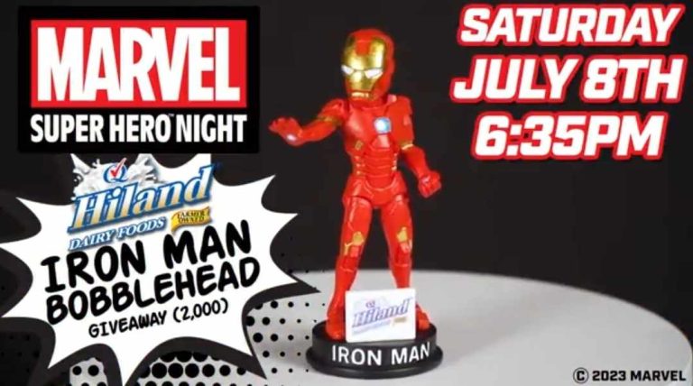 July 8, 2023 Springfield Cardinals – Iron Man Bobblehead