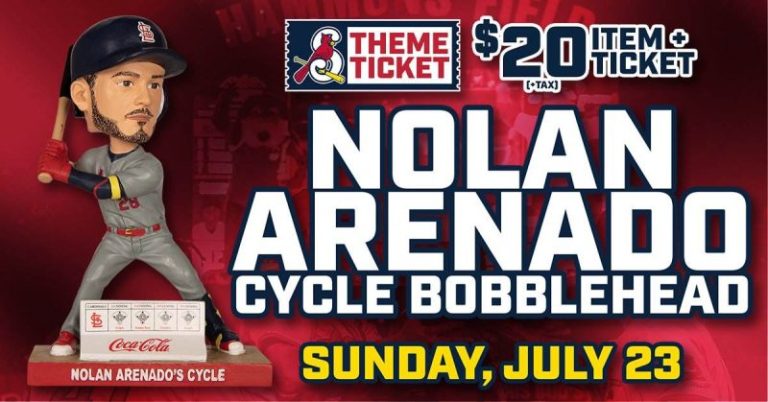 July 23, 2023 Springfield Cardinals – Nolan Arenado Bobblehead