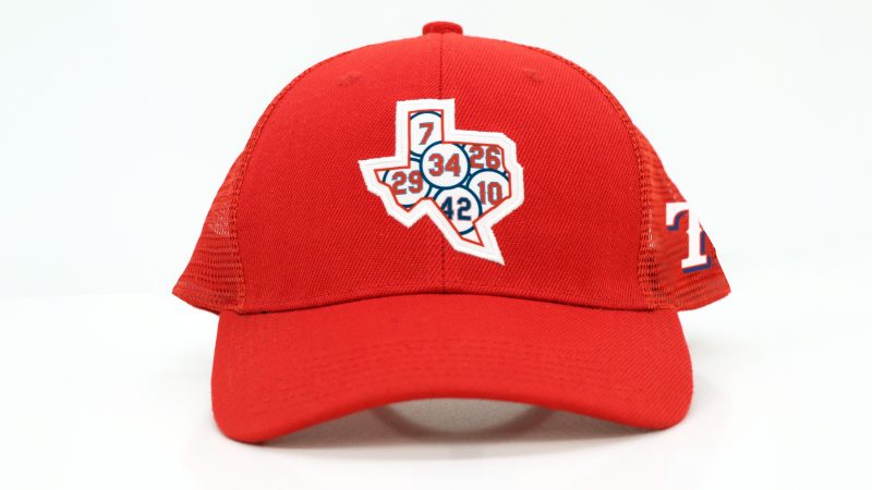 July 14 2023 Texas Rangers Rangers Retired Numbers Cap Stadium Giveaway Exchange